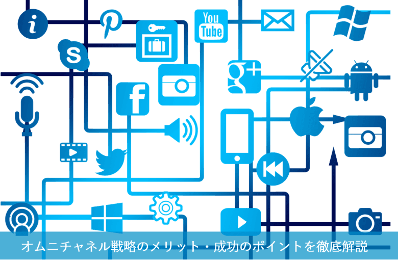 オムニチャネル戦略とは？マルチ・クロスチャネルの違い,4つポイントとメリットを解説。事例ありのアイキャッチ画像