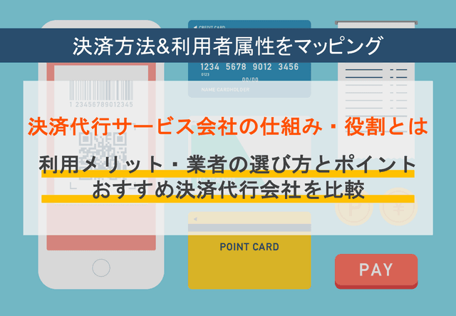 決済代行とは？サービスの仕組みと役割・6つのメリット・5つの選び方・代行会社一覧比較19選のアイキャッチ画像